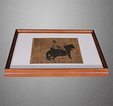 类乌齐书画装裱配框服务案例